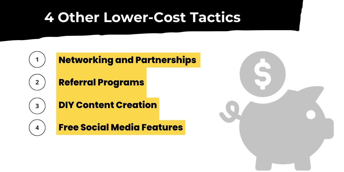 4 Tactics That are Lower Cost Cheap