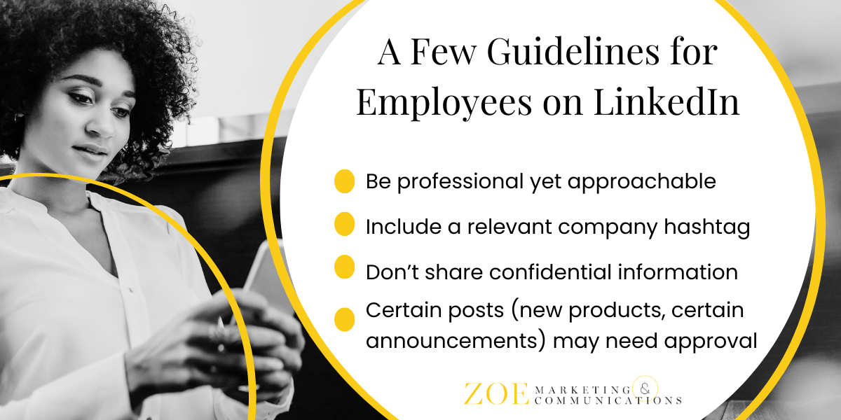 A Few Guidelines for Employees on LinkedIn