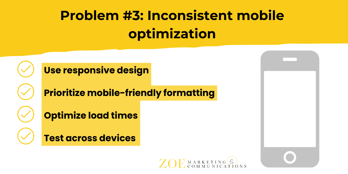 Conversion Problem-Inconsistent Mobile Optimization