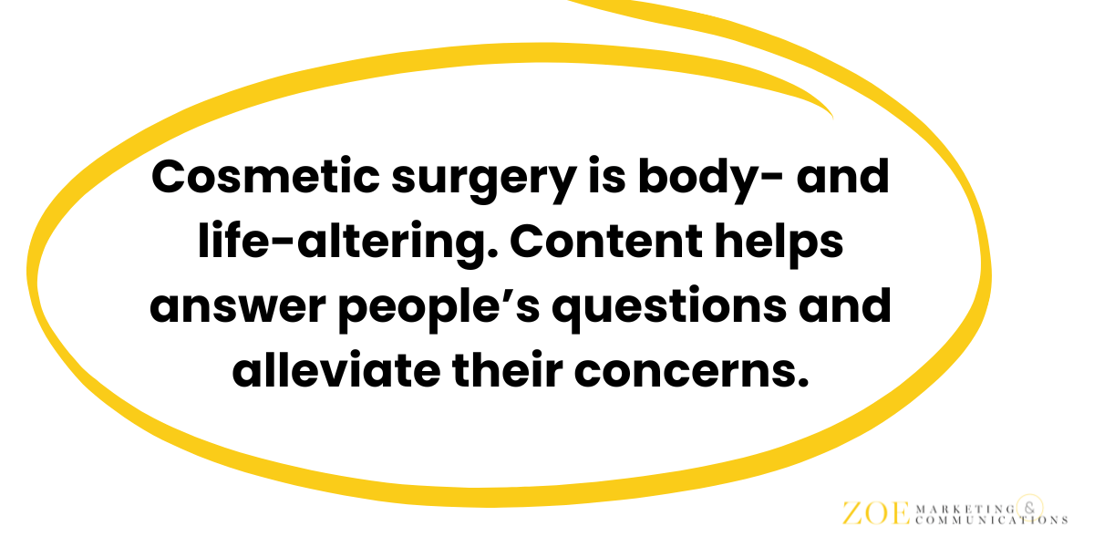 Cosmetic Surgery Marketing - Content