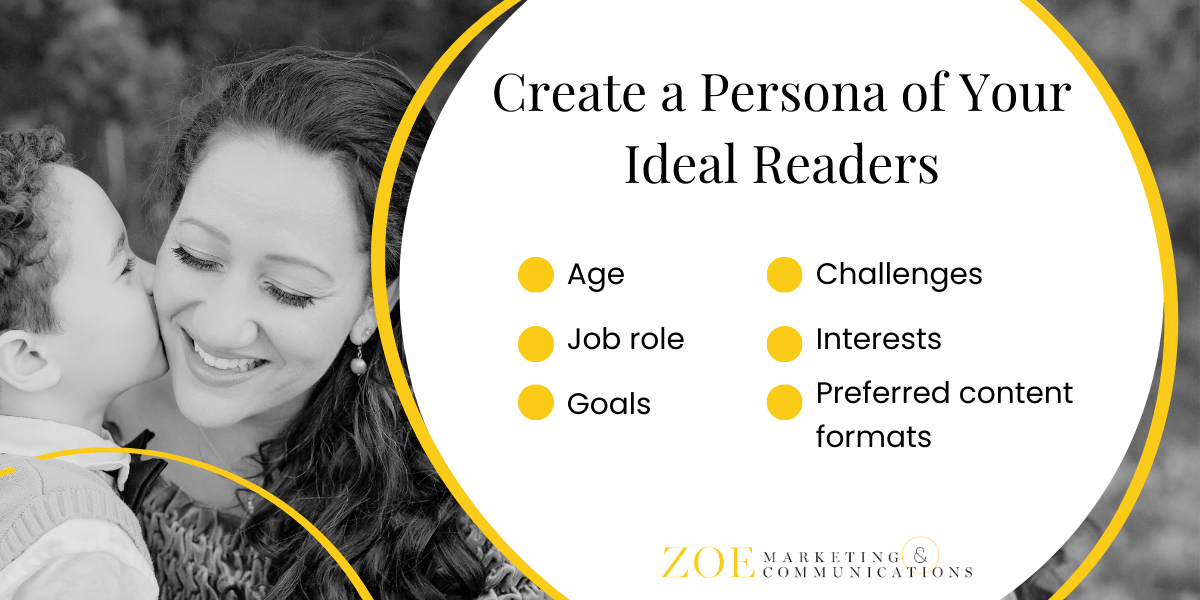 Create a Persona of Your Ideal Readers Checklist