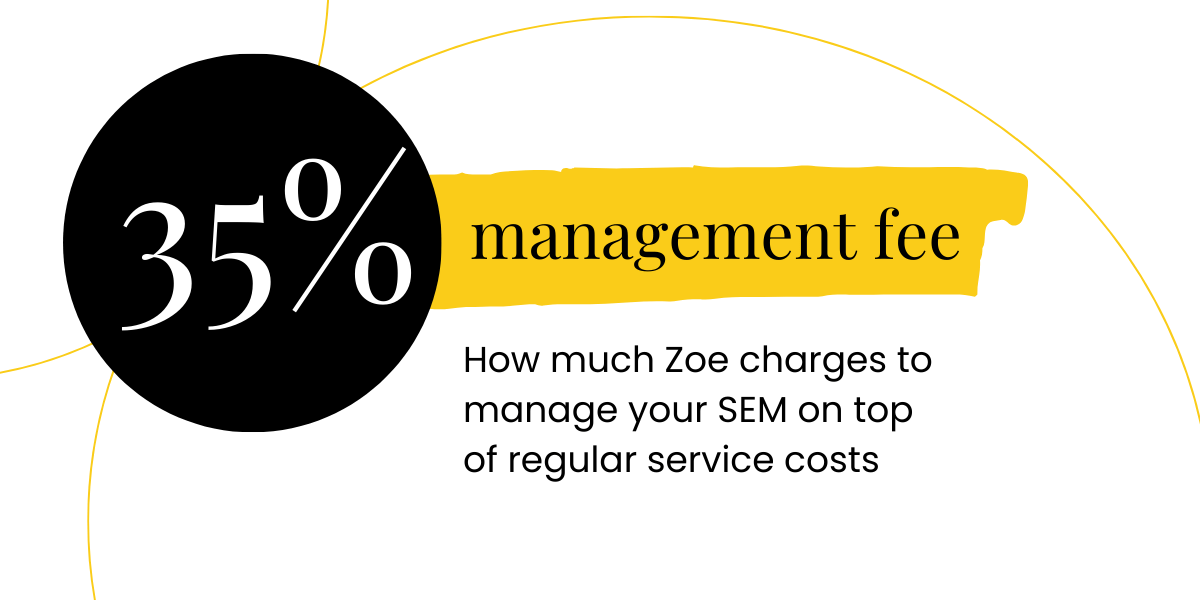 SEM Costs-35 Percent Management Fee